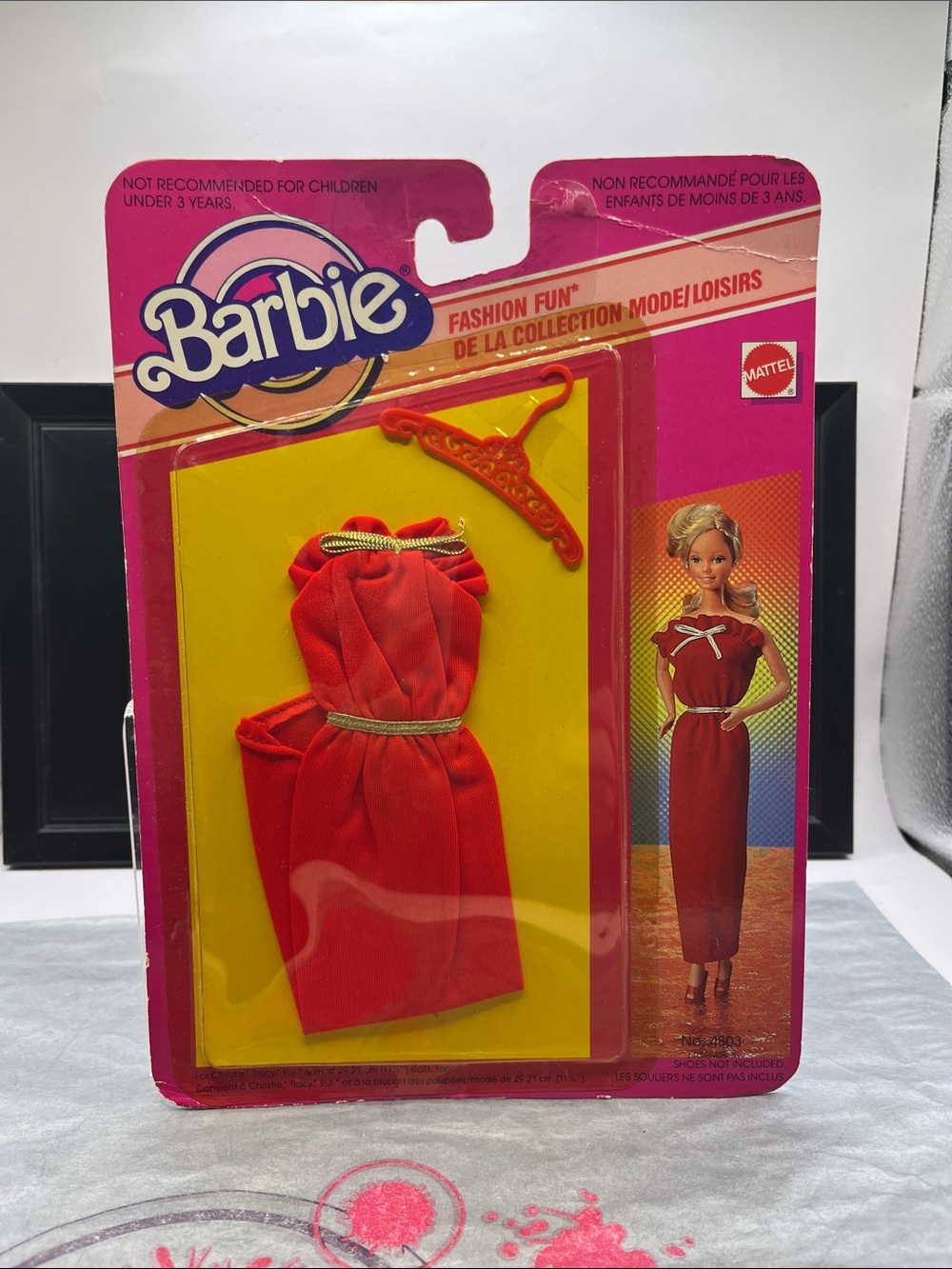 Mattel Barbie 1973 #4809 Holiday Hostess Fashion Fun Collection Red Dress NRFP